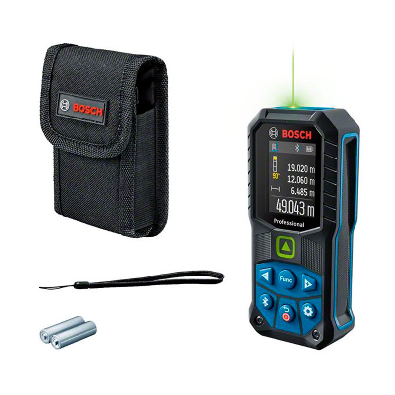 Medidor De Distancia Verde 50 Mt. Bosch Glm 50-27cg Bluetooth 0601072u00