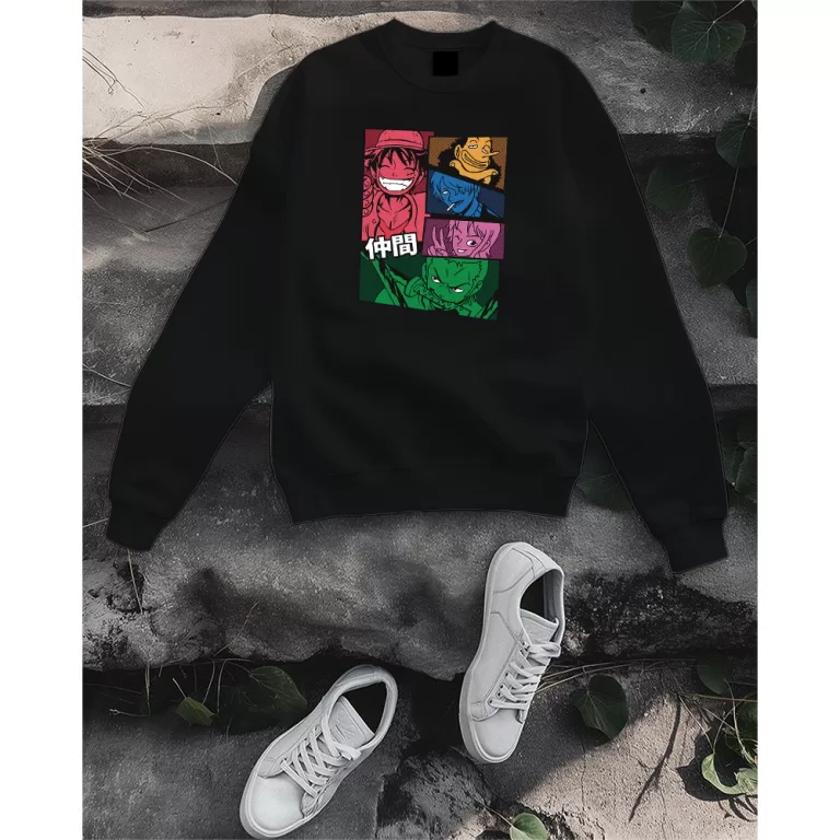 Moletom Gola Careca Anime one piece luffy zoro nam