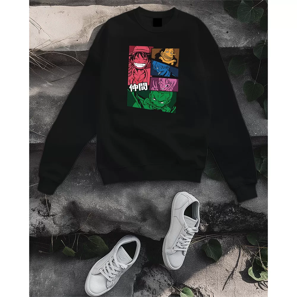 Moletom Gola Careca Anime one piece luffy zoro nami Sanji usop