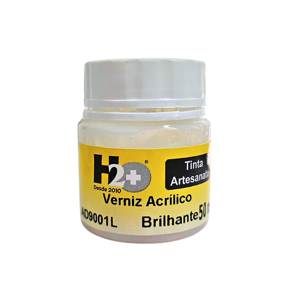 Verniz Brilhante Para Artesanato 50ml – H2omais Tintas