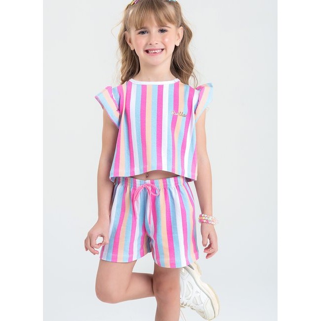 Conjunto Infantil Menina Verão 2 ao 14  – P