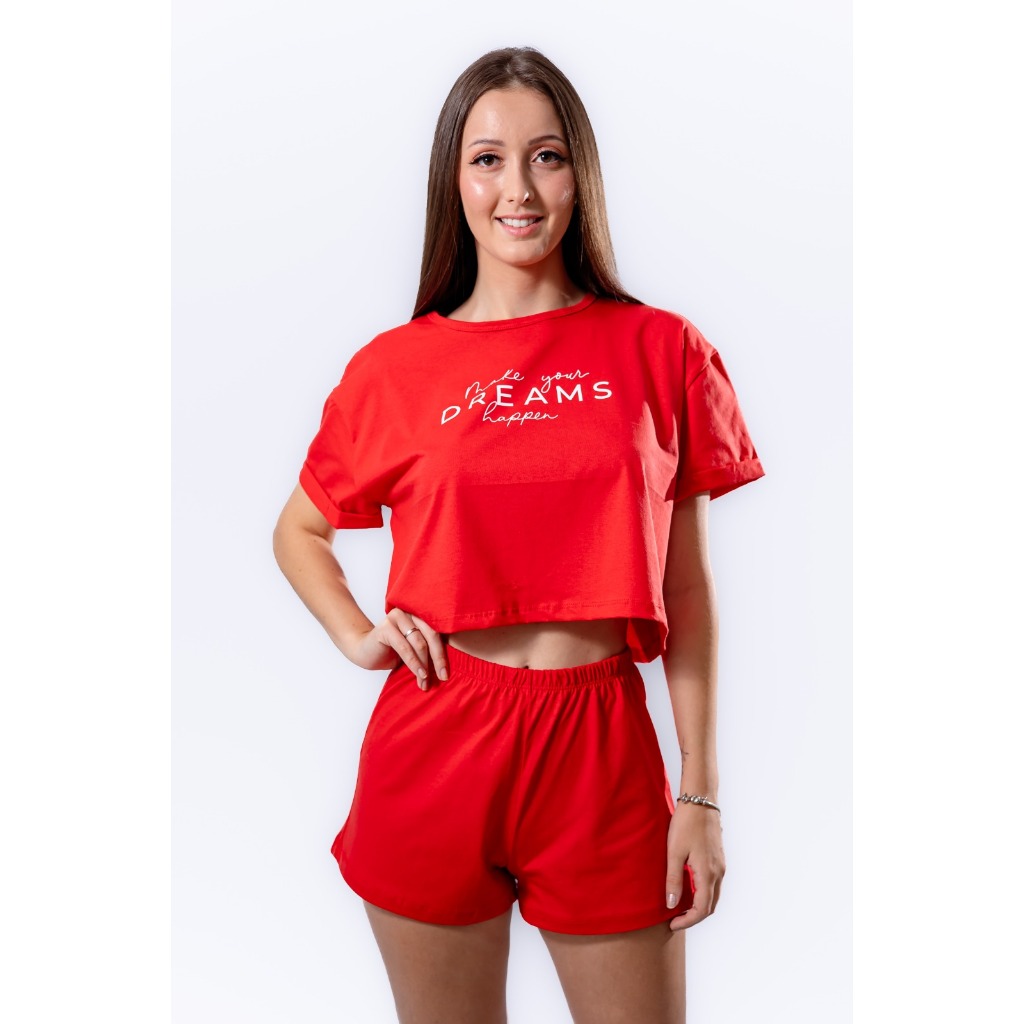 KIT 10 PEÇAS DE ALGODÃO PARA DORMIR 5 CAMISETAS + 5 SHORTS