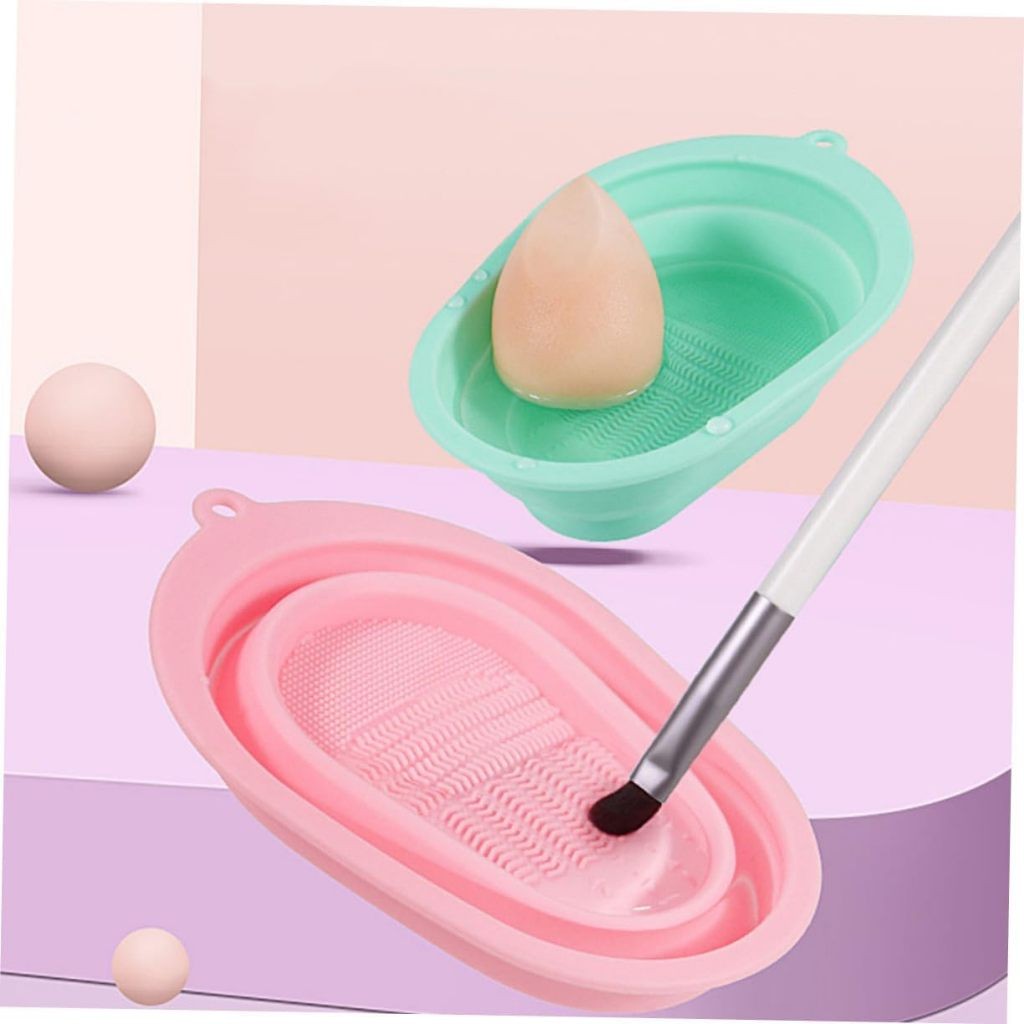 Bandeja de Limpeza para Pincéis de Maquiagem – Durabilidade e Higiene para Seus Pincéis