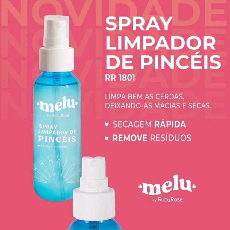 Spray Limpador de Pincéis Melu