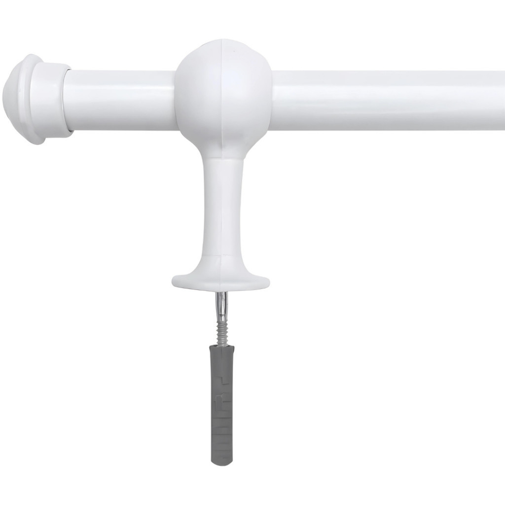 Varão Bastão de cortina de madeira 2,00 mts 19mm Para Janela de Quarto, Cozinha e Sala