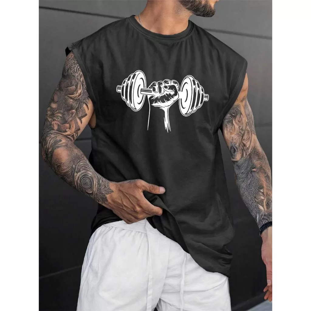 Camiseta Regata Oversized Masculina Streetwear Várias Cores 100% Algodão Academia Treino