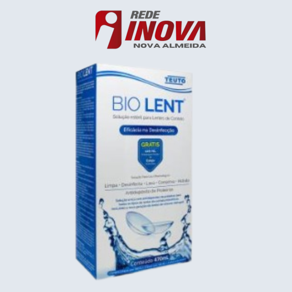 BIO LENT KIT SOLUçãO PARA LENTES DE CONTATO 470ML
