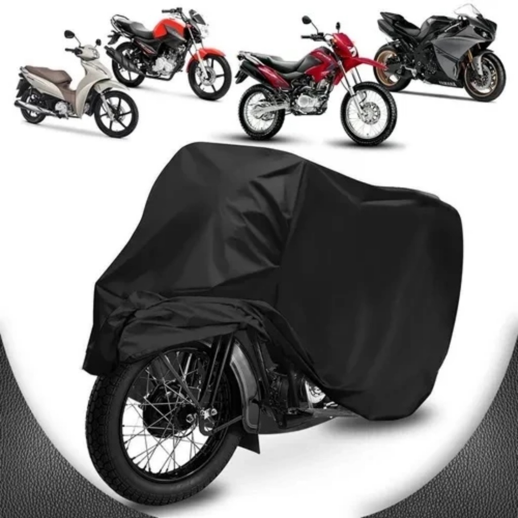 Capa Para Cobrir Moto Pop Biz Scotter Protetora Contra Sol Chuva Poeira Forrada Impermeável