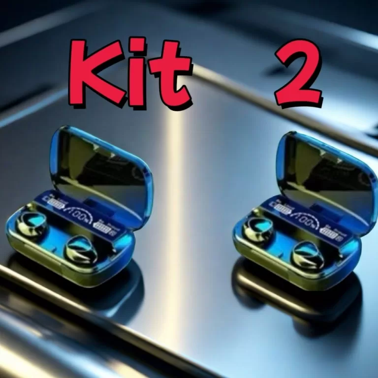 Kit M10 Bluetooth 5.3 Fones de ouvido sem fio TWS 