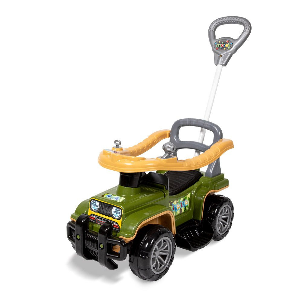Carrinho Passeio para criança Jip Com Empurrador