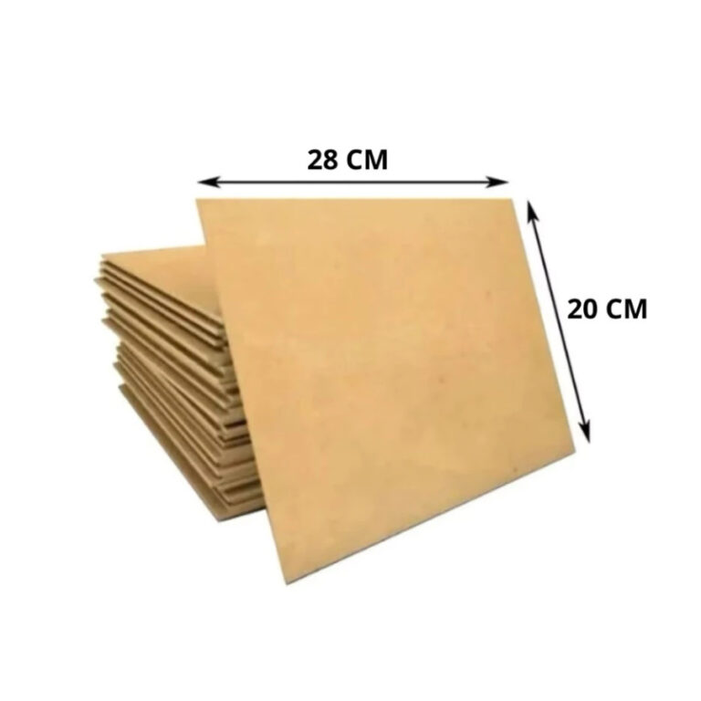 Placas Decorações Lisa Madeira Mdf A4 Artesanato