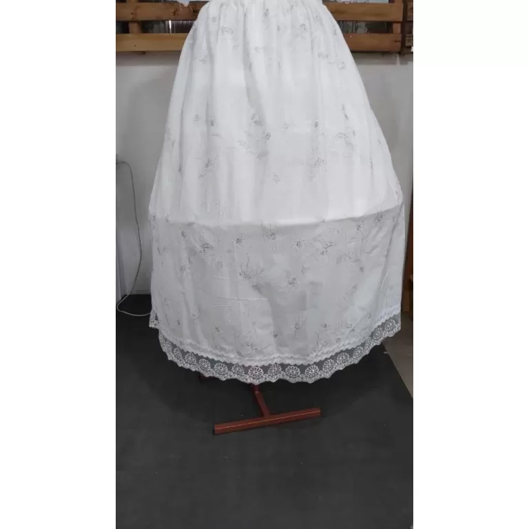 Conjunto saia + pano de cabeça + pano de costa br