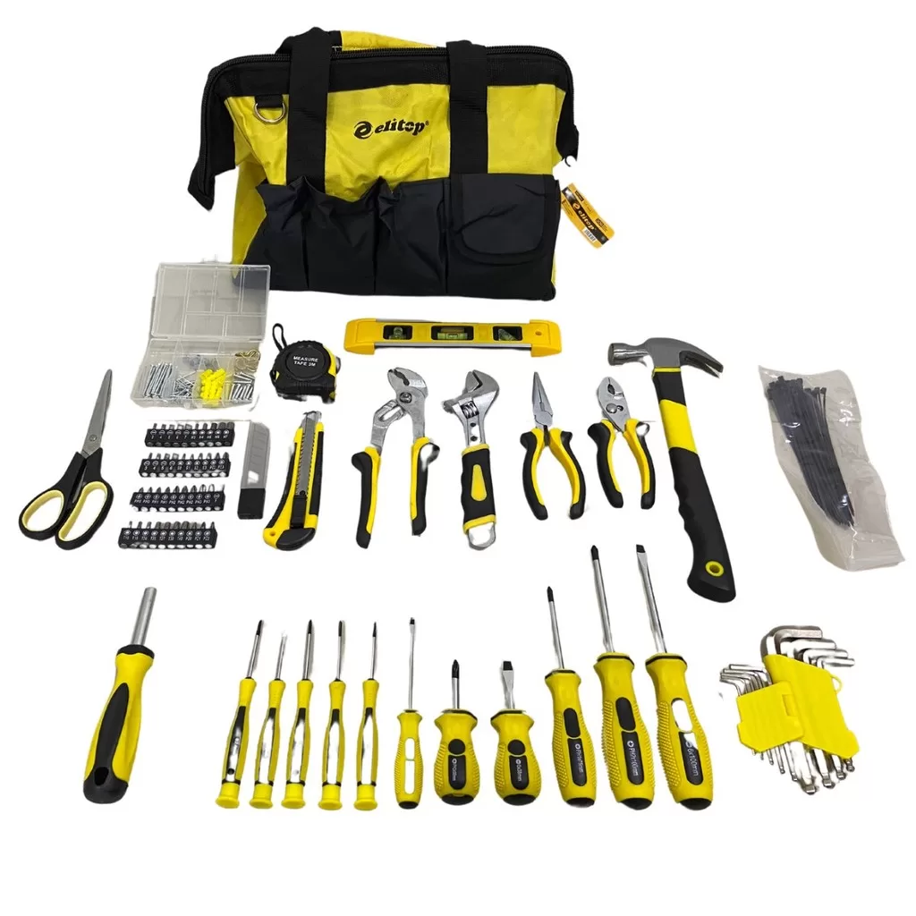 Bolsa em Lona para Ferramentas com 206 peças