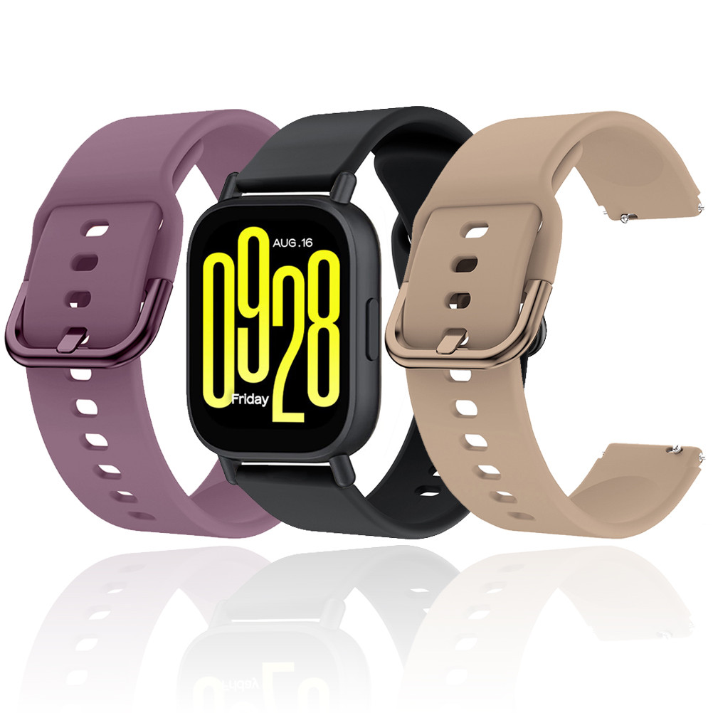 Pulseira para Xiaomi Redmi Watch 5 Active / Redmi Watch 5 Lite de Silicone Acessórios De Banda 22MM