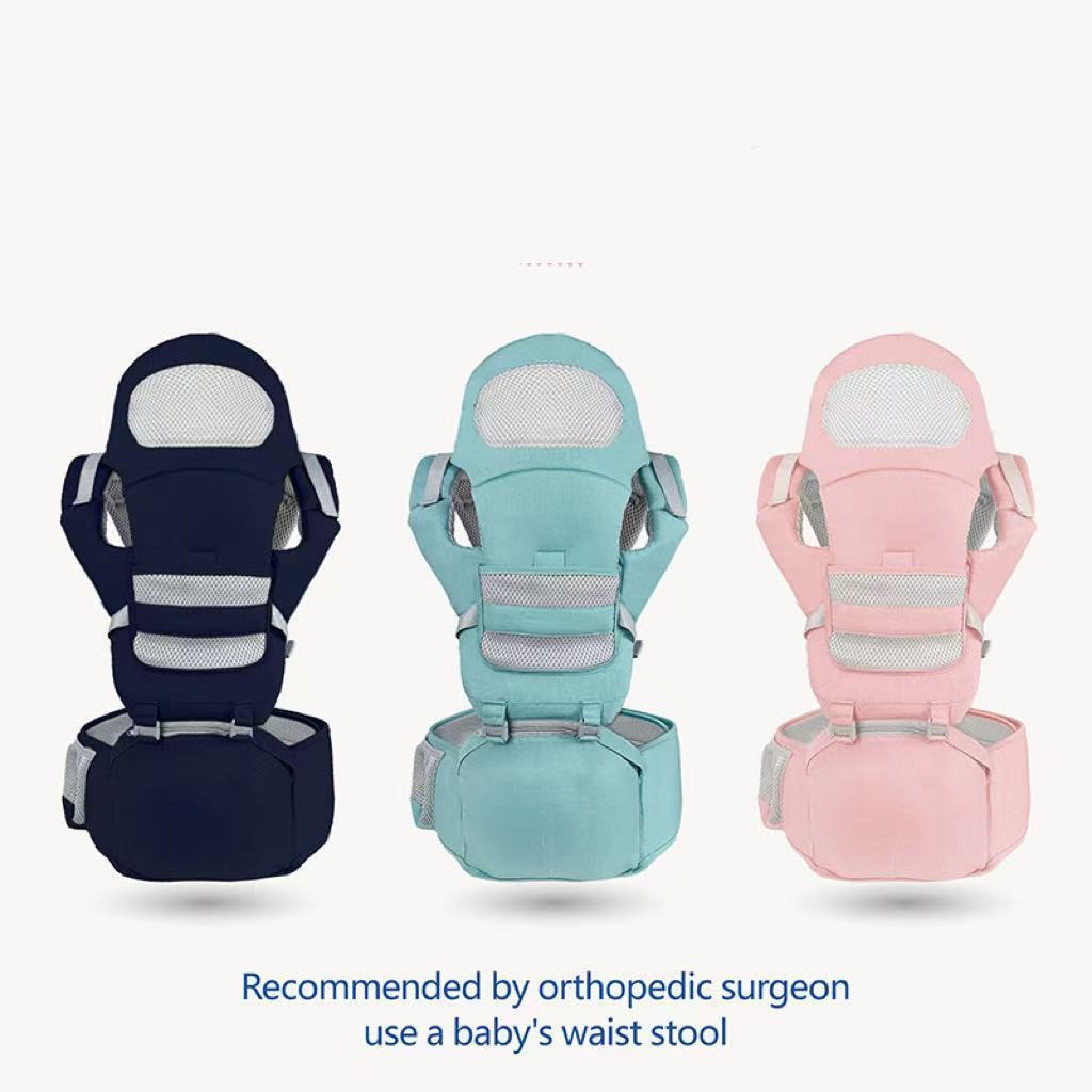 Banco De Cintura Para Bebê Canguru Bebe Passeio Varias Cores Mochila Infantil Hipseat Carrier–3792