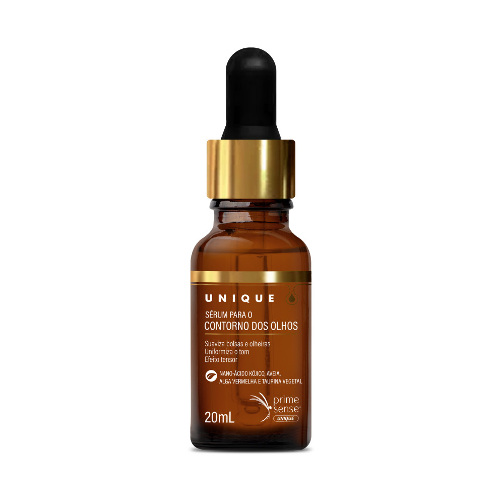 Sérum para o Contorno dos Olhos Reduz Bolsas e Olheiras com Ácido Kójico Brascare – 20 mL