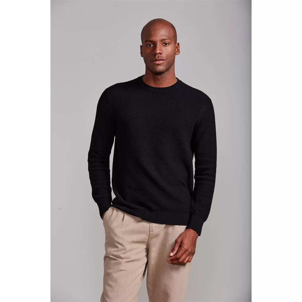 Tricot Gola Careca – Preto