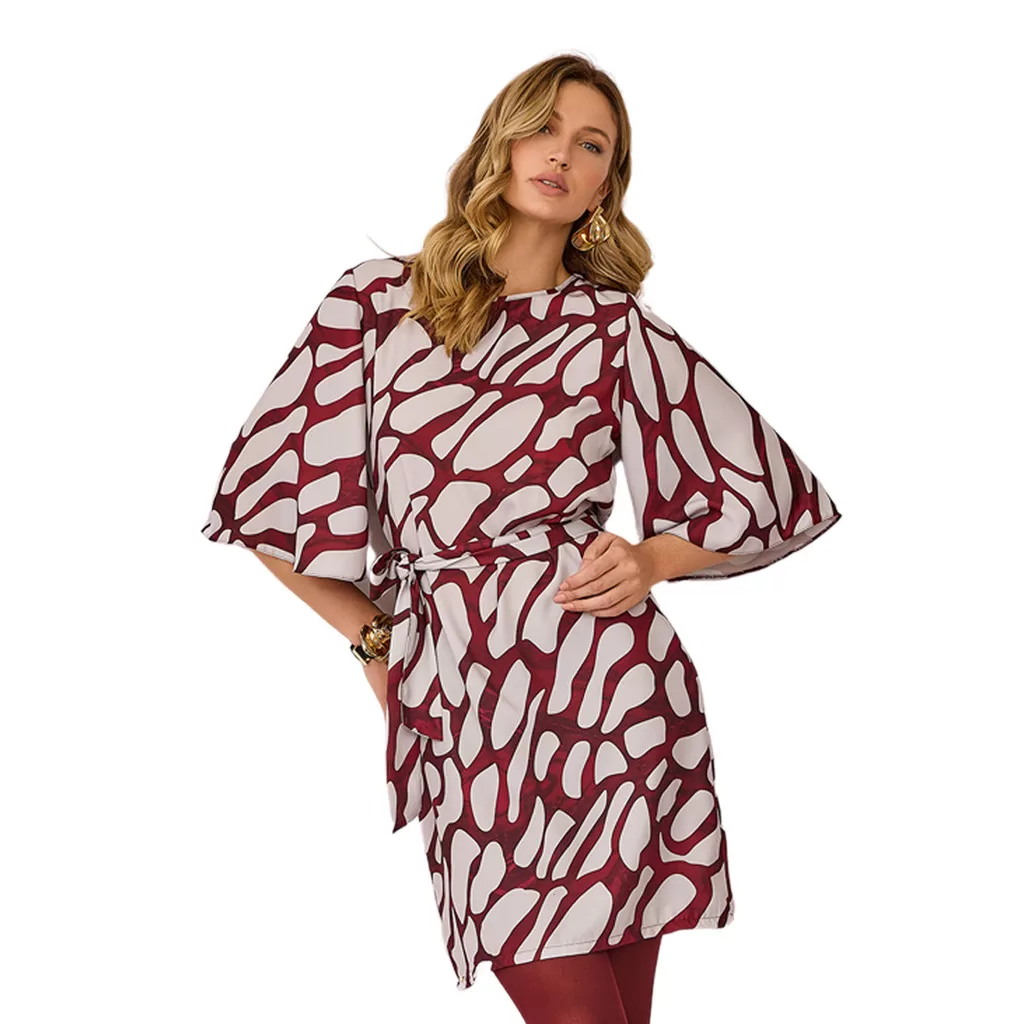 Vestido Realist Tecido