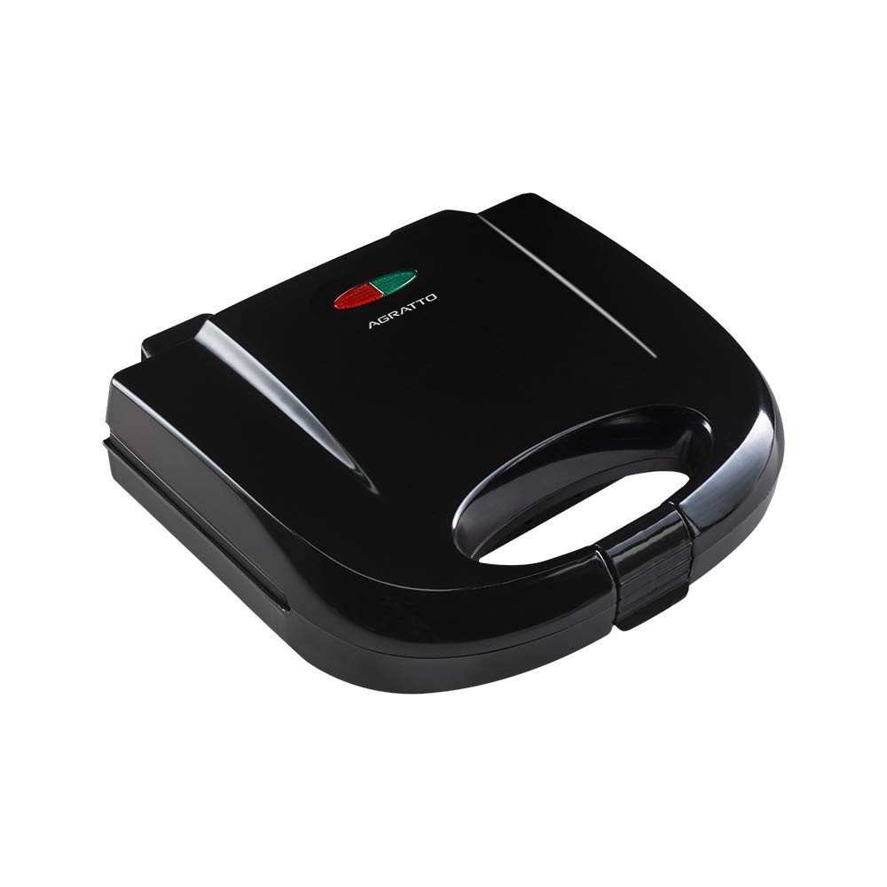 Sanduicheira Grill Black Com Chapa Antiaderente E Alça 127V 750W 4182 Preto Agratto
