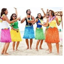 Saia Havaiana Longa 70cm – Cores Sortidas