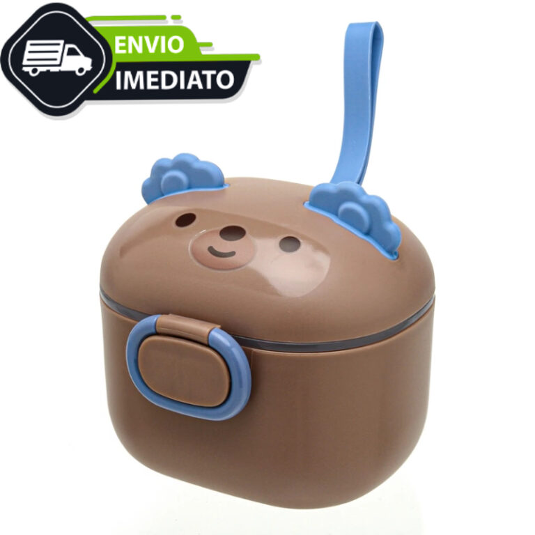 Porta Leite em Pó para Bebe Infantil Com Dosador 
