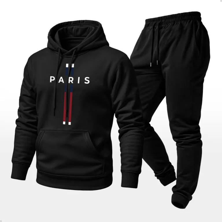 Conjunto Moletom Unissex Estampado Paris Calça e 