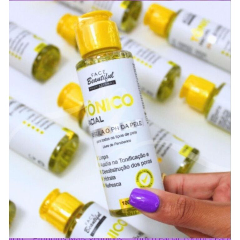 tônico facial face beautiful skincare