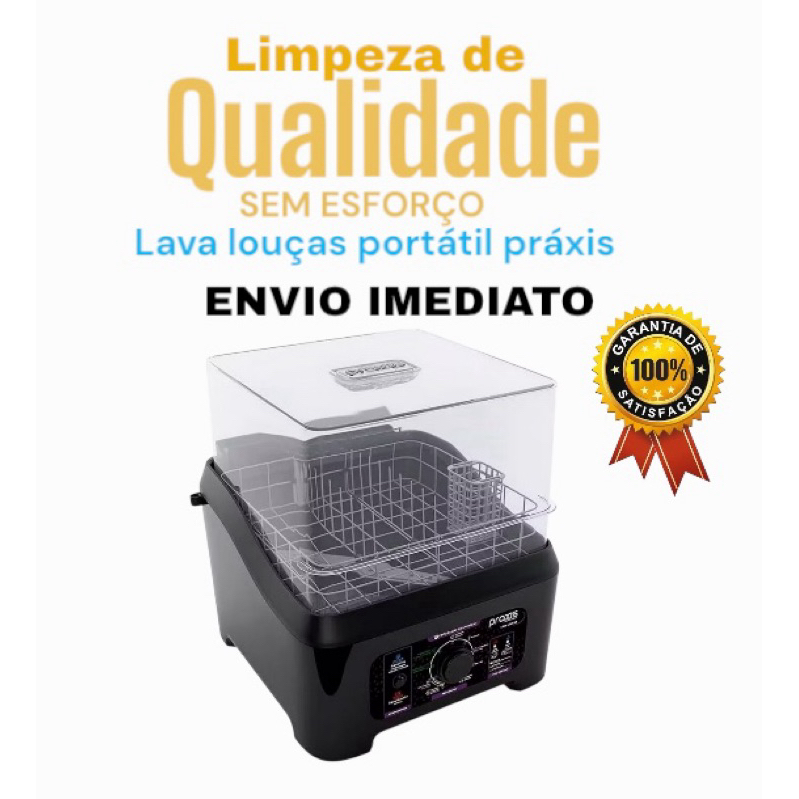 Lava Louças Portátil LLP 2.0 – Praxis Eletrodomésticos MODELO NOVO Envio Imediato