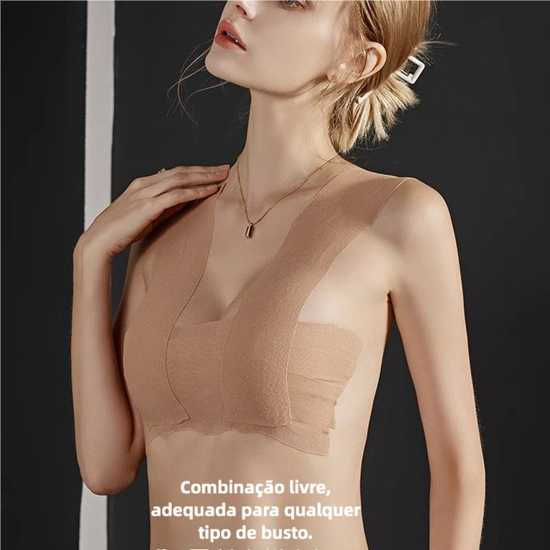 Sutiã Rolo Adesivo Levanta Peito Seio Fita Invisível