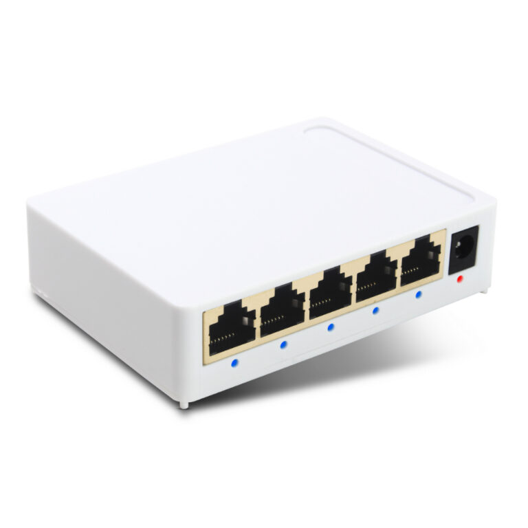 Switch Rj45 Lan Gigabit 5 Portas Hub 10/100/1000mb