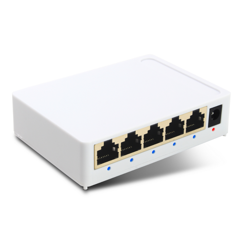 Switch Rj45 Lan Gigabit 5 Portas Hub 10/100/1000mbps Bivolt