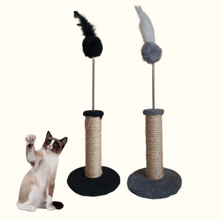 Arranhado para Gatos com Carpete e Bolinha Prátic
