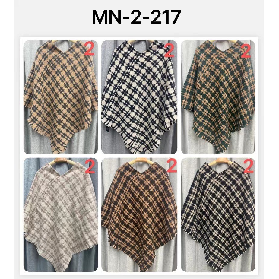 2025 MEIYABAO poncho de tecido confortável e de alta qualidade  tamanho único 217