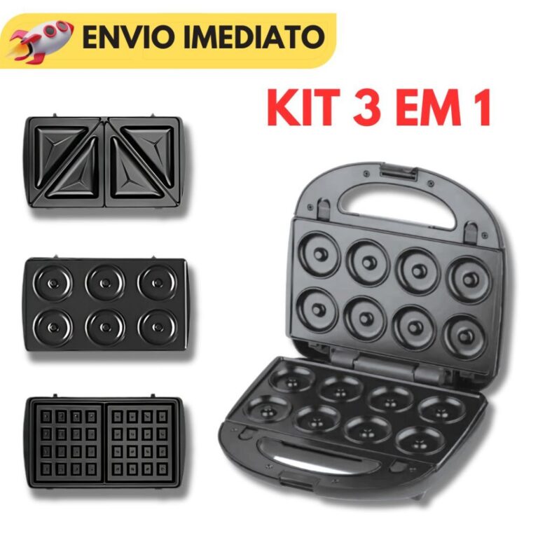 Sanduicheira Portátil Multiuso Sanduicheiras 3 em