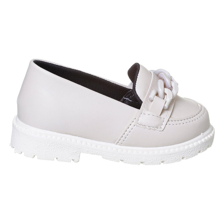 Mocassim Infantil Feminino Confortável Oxford Cor
