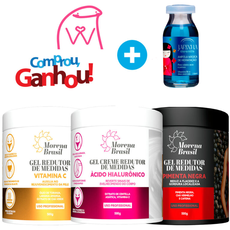Kit 3X Gel Redutor de Medidas – Pimenta Negr