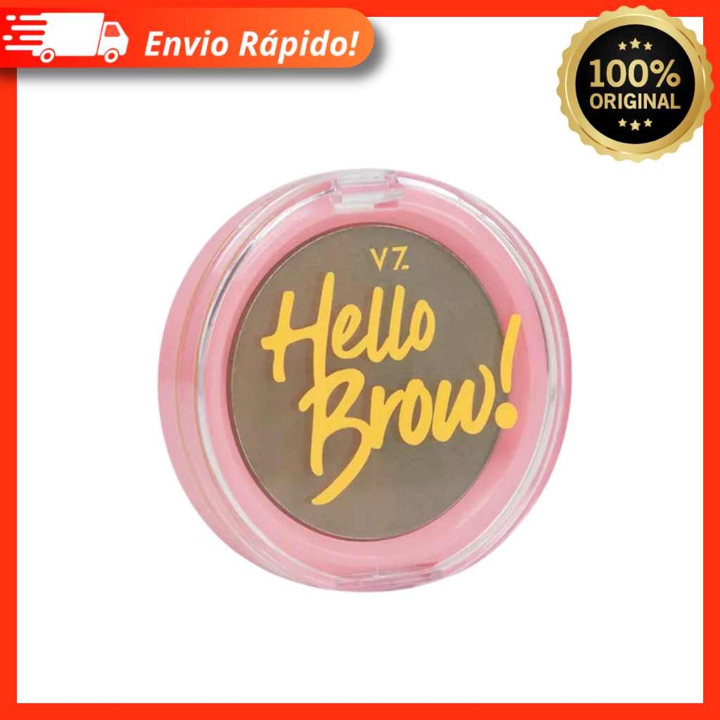 Sombra Duo para Sobrancelhas Vizzela Vegano Hello Brow Fácil Aplicação – 100% Original