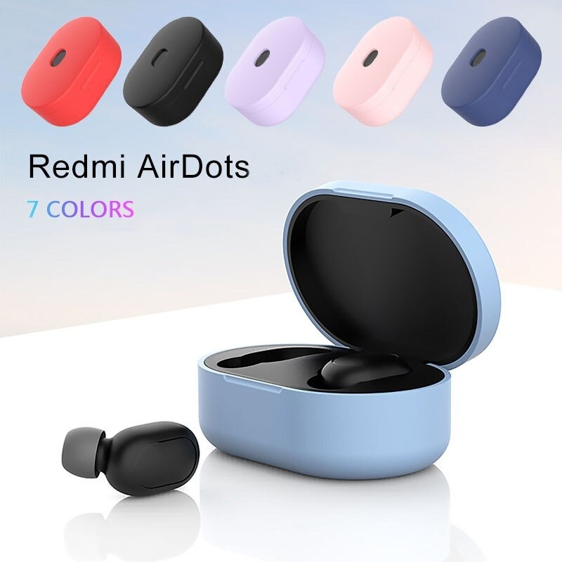 CAPA PARA FONE Proteção De Silicone com mosquetão para Xiaomi Redmi Airdots 1 2 NÃO INCLUI FONE