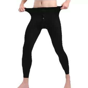 Calças Legging Masculina Térmica Forrada Sem Cos