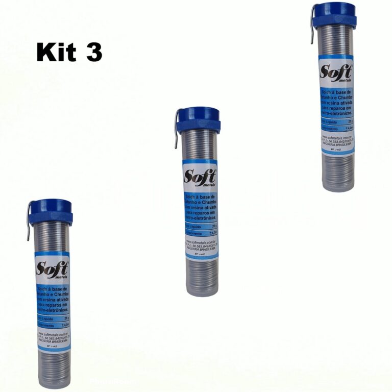 Solda Estanho em Tubo Soft 25g 4mt 60×40 Fio 