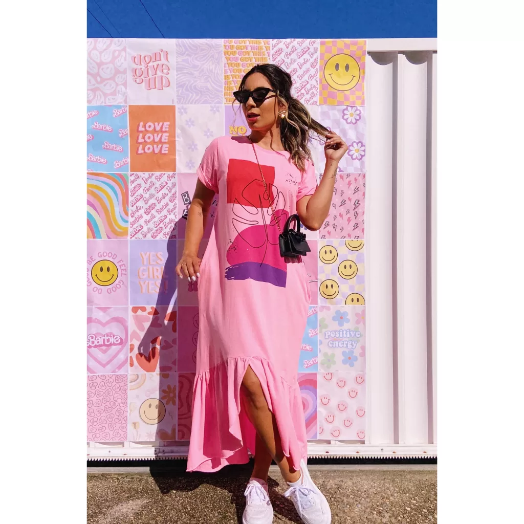 Vestido Midi De Algodão Daphne