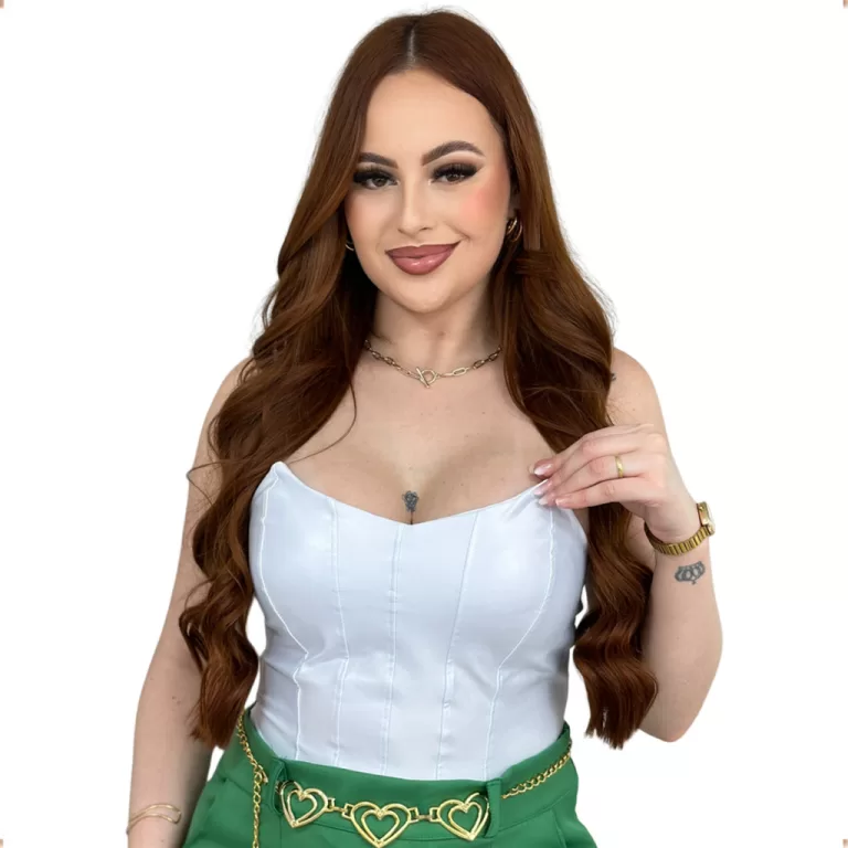 Cropped Corselet Curto Com Ponta Meia Feminino Cir