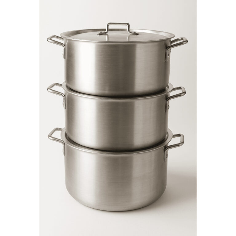 Jogo de Panela Feijoada Caldo de Alumínio 3  Peç