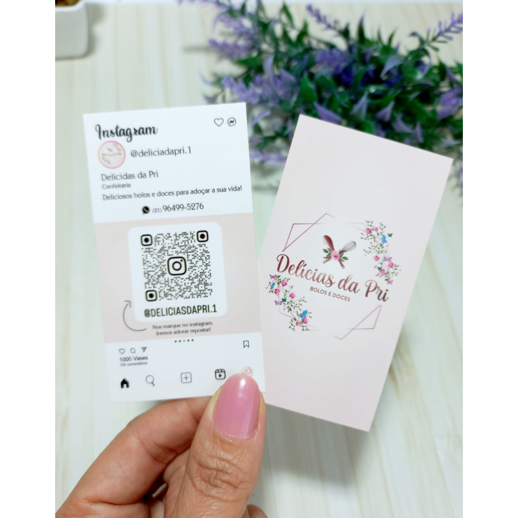 CARTÃO DE VISITA QR CODE