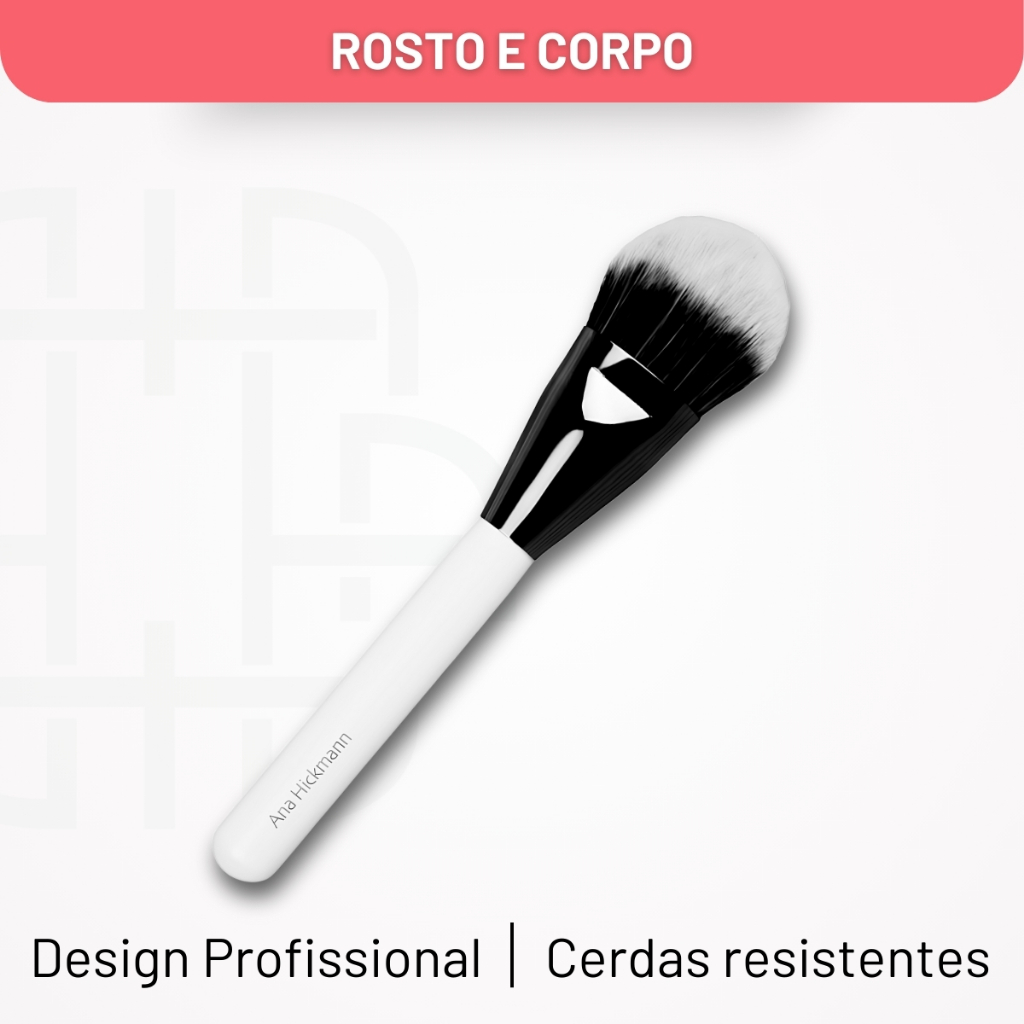 Pincel de Maquiagem Extra Grande Para Corpo e Rosto Ana Hickmann