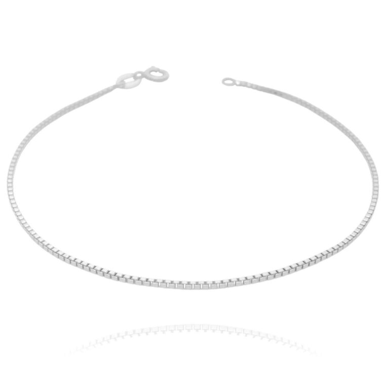 Pulseira de Prata 925 Feminina Veneziana Banhada
