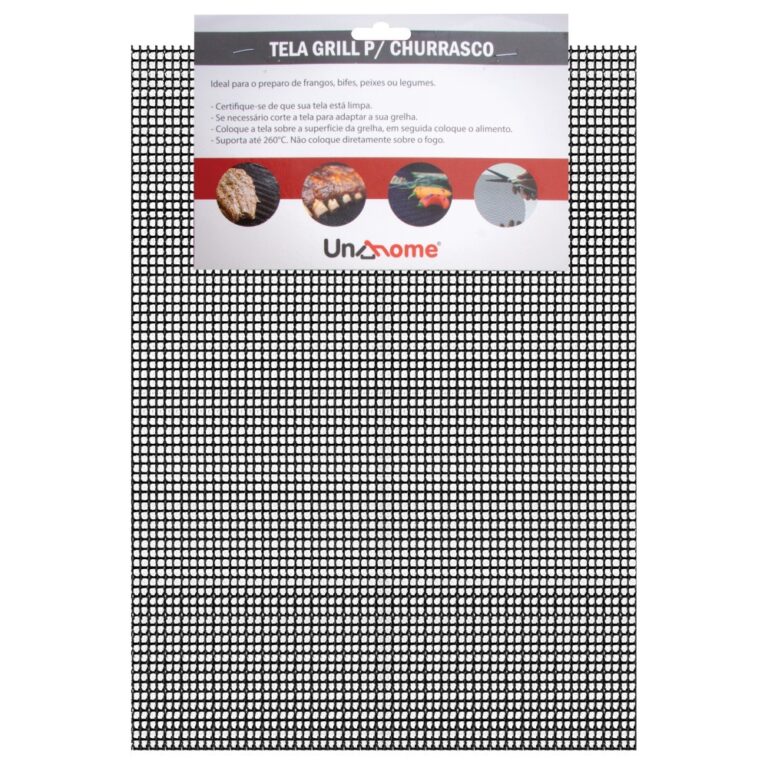 Tela Tapete Grill de Metal Flexível para Churrasq