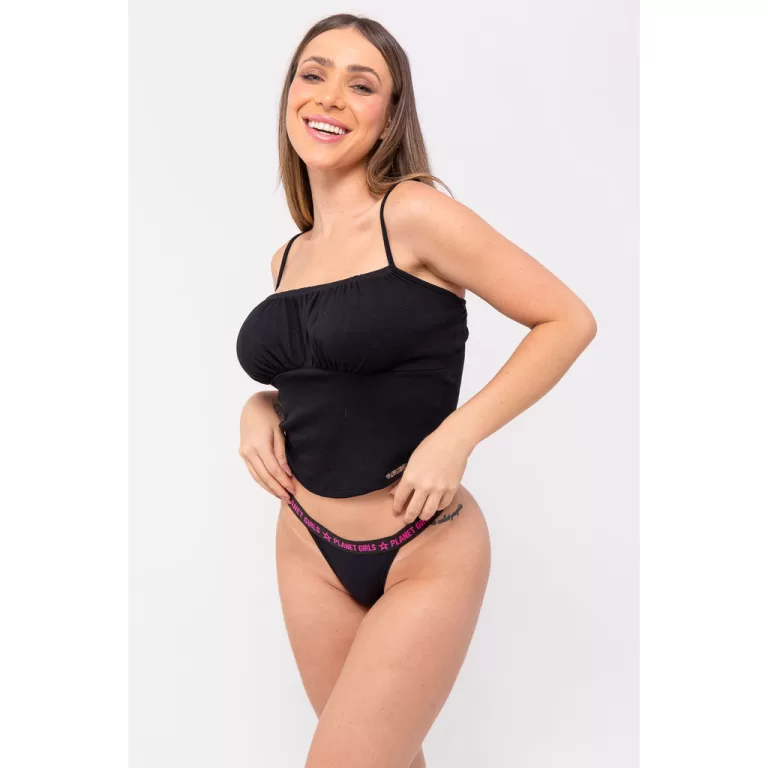 Kit 3 Calcinhas Planet Girls Sortido