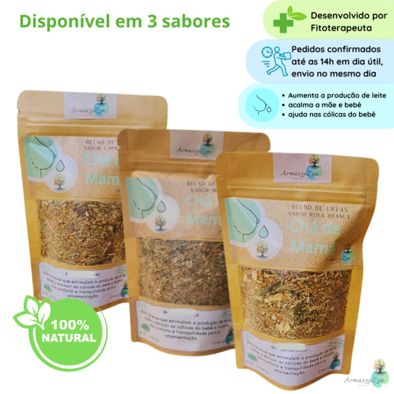 Chá de Mamá – Blends de ervas para ajudar 