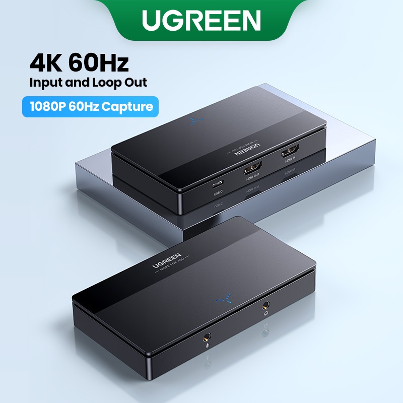 Placa De Captura De Vídeo Ugreen 4K60Hz USB C HDMI Para Transmissão Ao Vivo , Gravação Macbook Windo